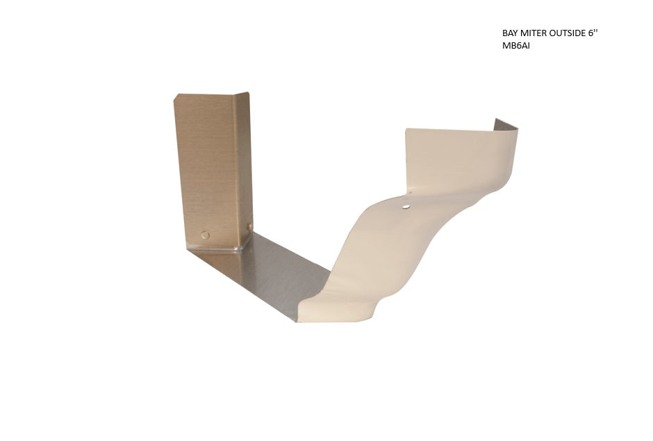 Bay Miter Inside / Outside 6'' K Style Aluminum.