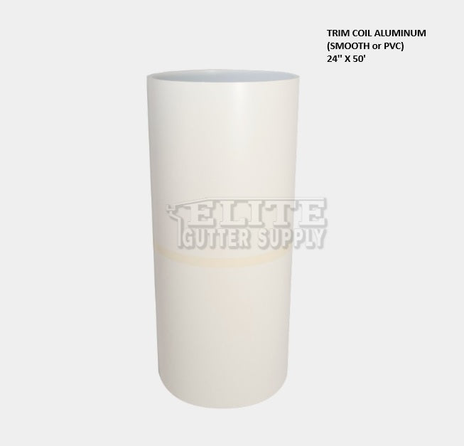 Trim Coil White Aluminum (PVC)